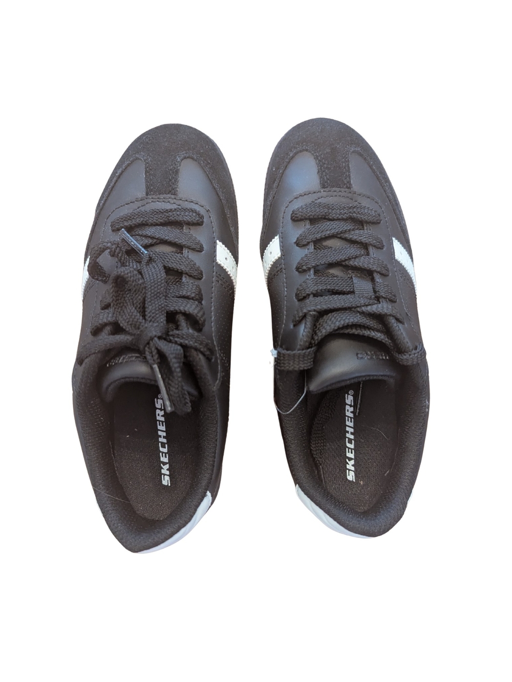 NWT Skechers Big Kids 2 Zinger Street Sneakers Black